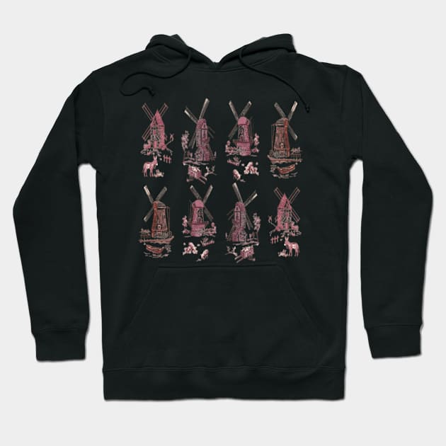 Holland Windmill Scenes Hoodie by PhotoArtLJR